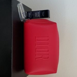 Dior pouch and travel lipstick